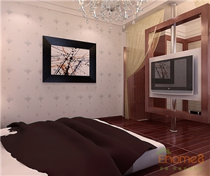 康城美式卧室效果图