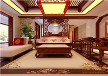 书香园145平米四房两厅中国风红木装修效果图
