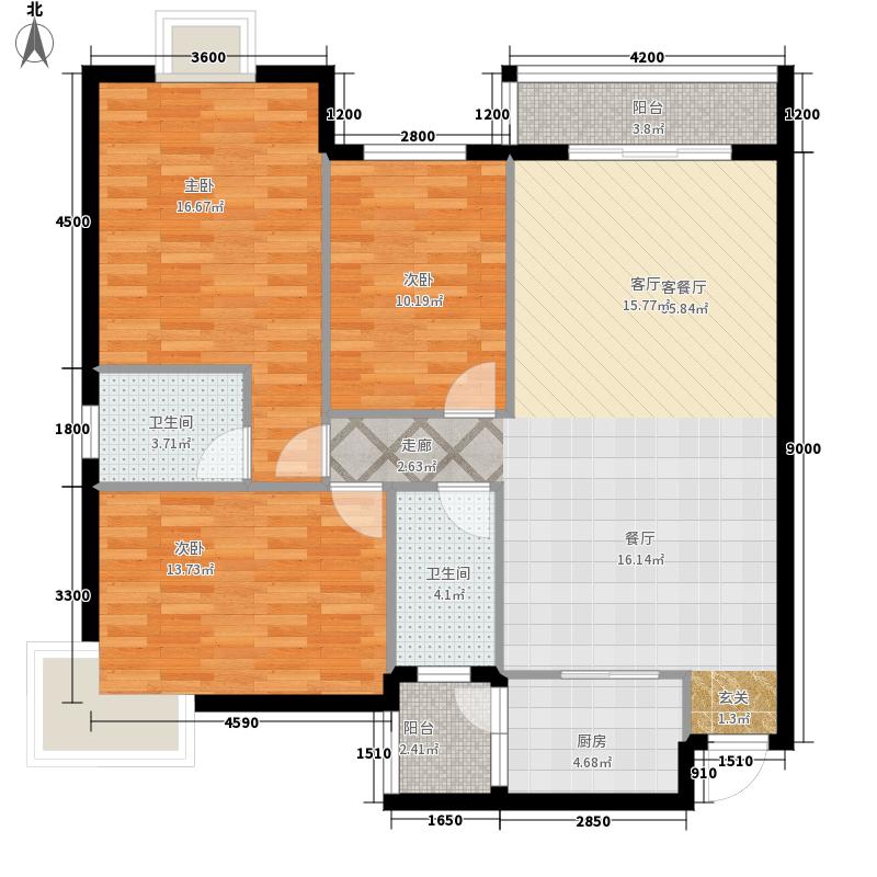 仁和馨园 3室2厅 114 装修方案-仁和馨园户型图大全-仁和馨园装修